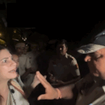 CJP प्रदर्शन में मौत के दावे पर भड़कीं कुणिका सदानंद:बोलीं- गलत-गलत बात मत फैलाइए; एक्ट्रेस की पुलिस से बहस भी हुई
