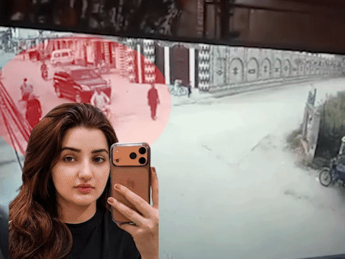 पाकिस्तानी टिकटॉकर की दिनदहाड़े गोली मारकर हत्या:कॉल कर बुलाया, ड्राइव करते हुए बाइकसवारों ने चलाई गोलियां, कार सड़क से उतरी; हत्या का CCTV सामने आया