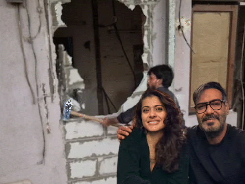दावा- मुंबई में अजय देवगन के बंगले का हिस्सा तोड़ा:नोटिस के बाद अवैध निर्माण के चलते BMC की कार्रवाई; एक्टर की टीम ने इनकार किया